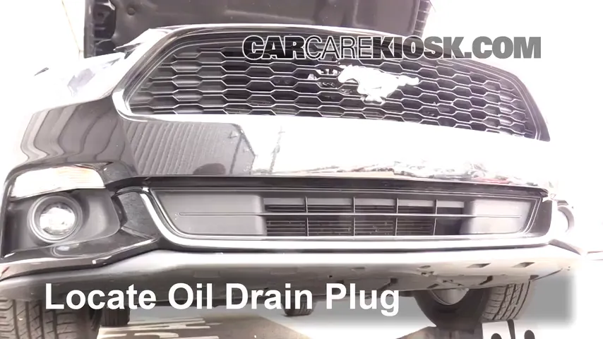 2016 Ford Mustang V6 3.7L V6 Coupe Oil Change Oil and Oil Filter